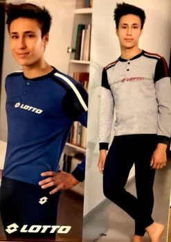 Pigiama Ragazzo Junior Caldo Cotone Lotto 1033