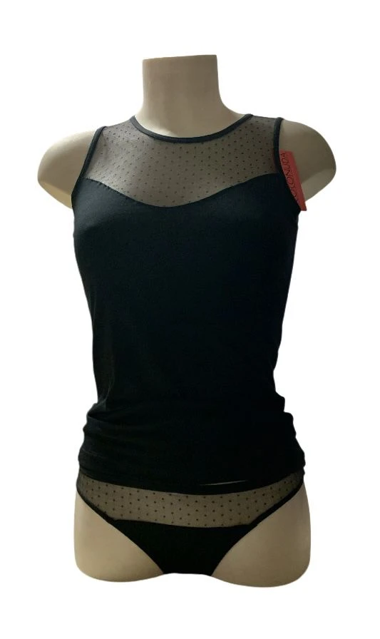 Completo Donna Canottiera E Slip Coconuda Topazio Outlet 1 Completo Donna Canottiera E Slip Coconuda Topazio Outlet