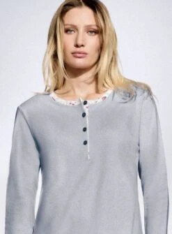 Pigiama Donna 100% Cotone Caldo Interlock Infiore 2046 -Negozio al dettaglio Intimo-Outlet 2046 4