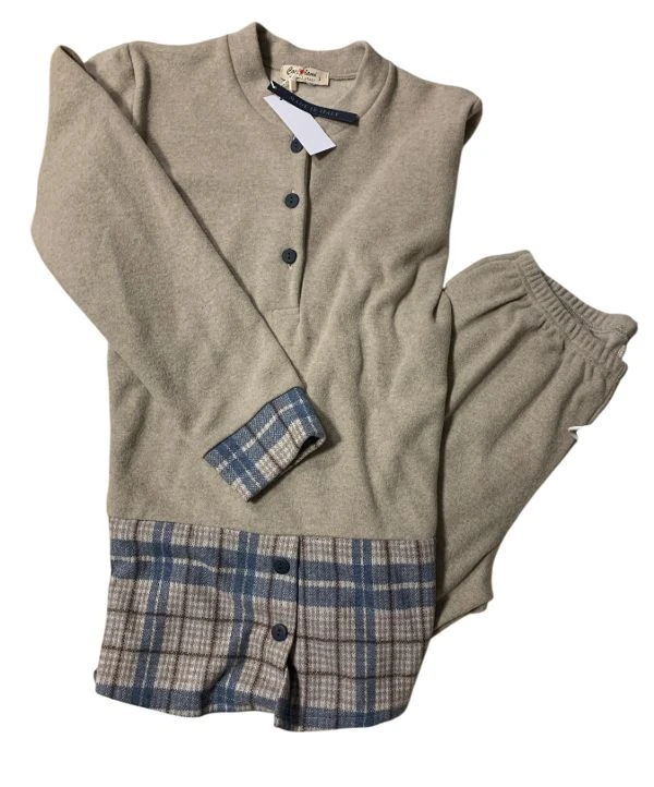 Pigiama Donna Cotone Felpato Punto Milano Coccolami 2410 Outlet 1 Pigiama Donna Cotone Felpato Punto Milano Coccolami 2410 Outlet