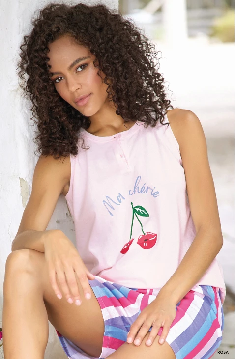 Pigiama Donna Corto 100% Cotone Jersey Jadea Home 3185 Special Price 1 Pigiama Donna Corto 100% Cotone Jersey Jadea Home 3185 Special Price