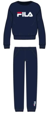 Tuta Donna Girocollo Fila 4060 Cotone Felpato Invernale 1 Tuta Donna Girocollo Fila 4060 Cotone Felpato Invernale