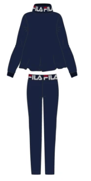 Tuta Donna Sportiva Fila 4064 Cotone Felpato 1 Tuta Donna Sportiva Fila 4064 Cotone Felpato