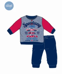 Pigiama Bambino Cotone Felpato Ellepi 4075 Prezzo Promozionale