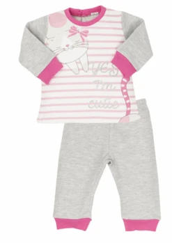 Pigiamino Neonata Cotone Felpato Ellepi 4140 Prezzo Promozionale