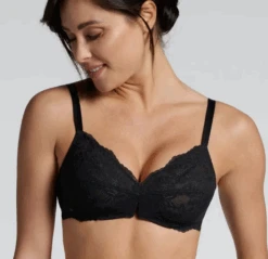 Reggiseno Coppa C Senza Ferretto Pizzo Elasticizzato Belseno Essere 490 -Negozio al dettaglio Intimo-Outlet 490 n