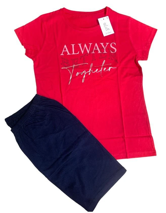 Completo Donna Corto 100% Cotone IL GRANCHIO Lady 5053 1 Completo Donna Corto 100% Cotone IL GRANCHIO Lady 5053