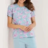 Pigiama Donna Corto Cotone Enrico Coveri 5193 Outlet -Negozio al dettaglio Intimo-Outlet 5193