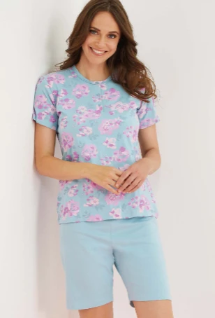 Pigiama Donna Corto Cotone Enrico Coveri 5193 Outlet 1 Pigiama Donna Corto Cotone Enrico Coveri 5193 Outlet