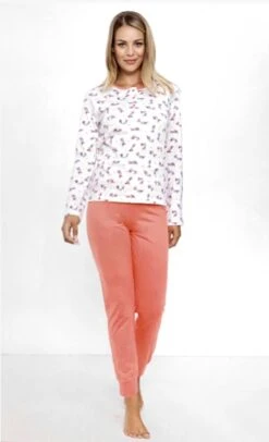 Pigiama Donna Lungo 100% Cotone Jersey Il Granchio Lady 420