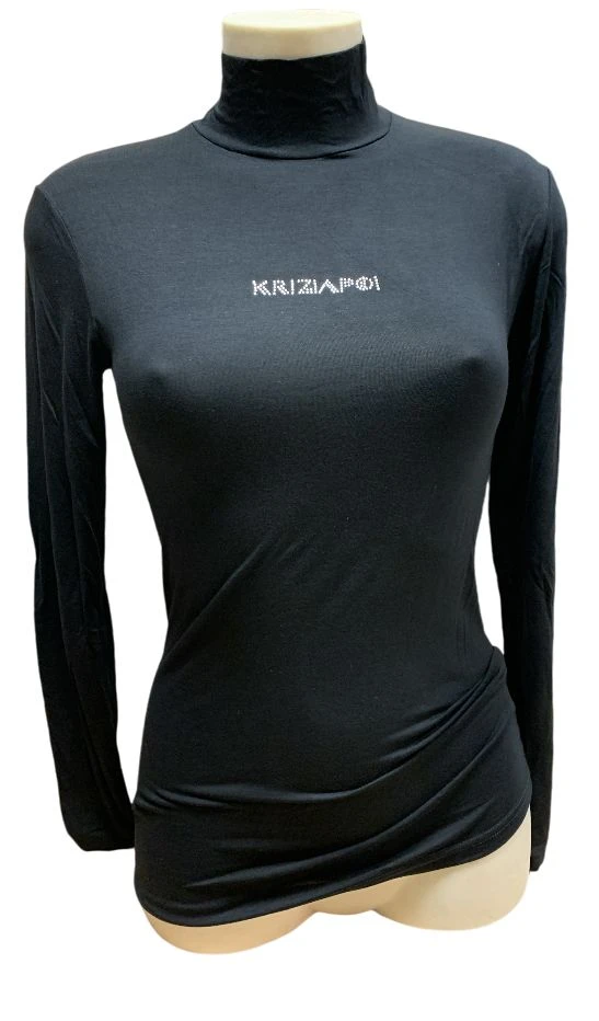 Maglia Donna Manica Lunga Lupetto Viscosa Elasticizzata Krizia 7597 Outlet 1 Maglia Donna Manica Lunga Lupetto Viscosa Elasticizzata Krizia 7597 Outlet