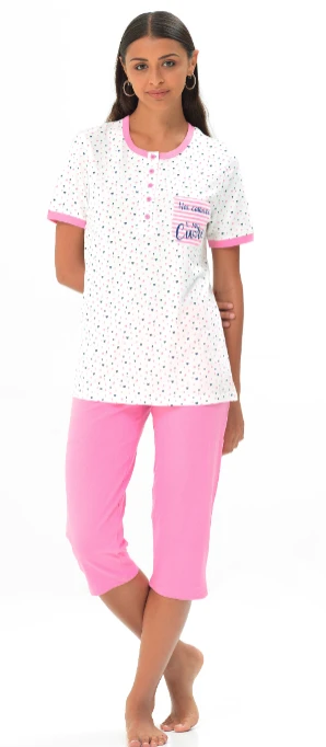 Pigiama Donna M/M Pinocchietto 100% Cotone MI-A-MY By Linclalor 74251 Special Price 1 Pigiama Donna M/M Pinocchietto 100% Cotone MI-A-MY By Linclalor 74251 Special Price