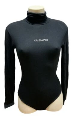 Body Donna Manica Lunga Viscosa Elasticizzata Krizia 7601 Outlet