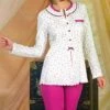 Pigiama Donna Calibrato 100% Caldo Cotone Linclalor 92826 Outlet -Negozio al dettaglio Intimo-Outlet 92826
