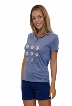 Pigiama Donna Corto 100% Cotone IL GRANCHIO Lady 821 Special Price