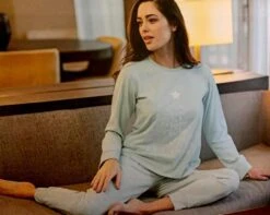 Pigiama Donna Fila 4068 Cotone Caldo Invernale 5 Pigiama Donna Fila 4068 Cotone Caldo Invernale -Negozio al dettaglio Intimo-Outlet b4067