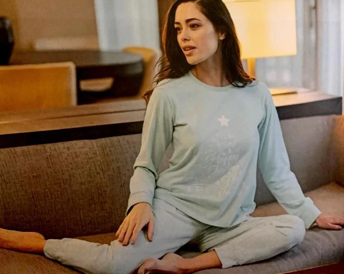 Pigiama Donna Fila 4068 Cotone Caldo Invernale 3 Pigiama Donna Fila 4068 Cotone Caldo Invernale - immagine 3