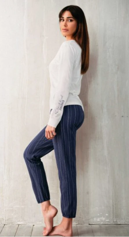 Pigiama Donna Cotone Caldo Jadea Home 5163 2 Pigiama Donna Cotone Caldo Jadea Home 5163 - immagine 2