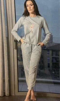 Pigiama Donna Fila 4067 Cotone Caldo Invernale 5 Pigiama Donna Fila 4067 Cotone Caldo Invernale -Negozio al dettaglio Intimo-Outlet c4067