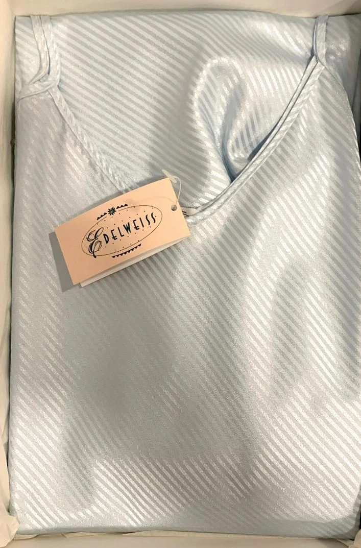 Camicia Da Notte Canottiera Spalla Stretta Raso Boselli Edelweiss 1976 1 Camicia Da Notte Canottiera Spalla Stretta Raso Boselli Edelweiss 1976