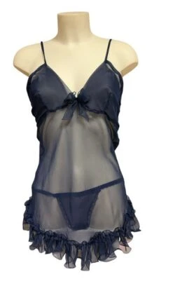 Completo Donna Sexy Tulle Babydoll Foemina Eda Outlet