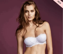 Reggiseno Balconcino Imbottito Fascia Pizzo Coppa C Lormar Frizzante -Negozio al dettaglio Intimo-Outlet fasciafre