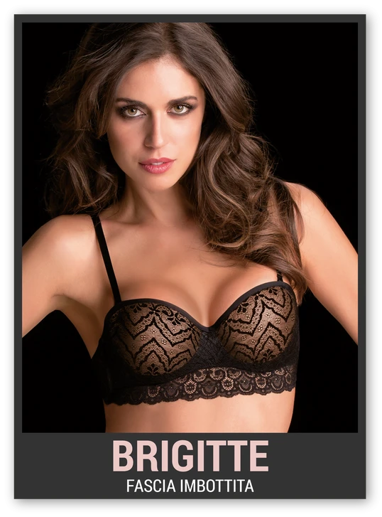 Reggiseno Balconcino Fascia Imbottita In Pizzo LoveandBra Art.Brigitte 1 Reggiseno Balconcino Fascia Imbottita In Pizzo LoveandBra Art.Brigitte