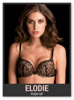 Reggiseno Imbottito Push-Up In Pizzo Coppa Graduata Love And Bra Art. Elodie