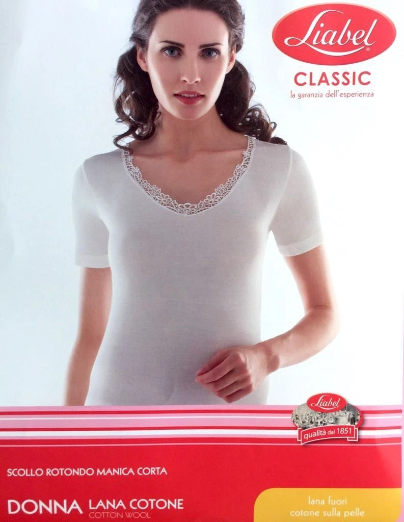 Maglia Donna Mezza Manica Lanacotone Liabel 5321 1036 1 Maglia Donna Mezza Manica Lanacotone Liabel 5321 1036