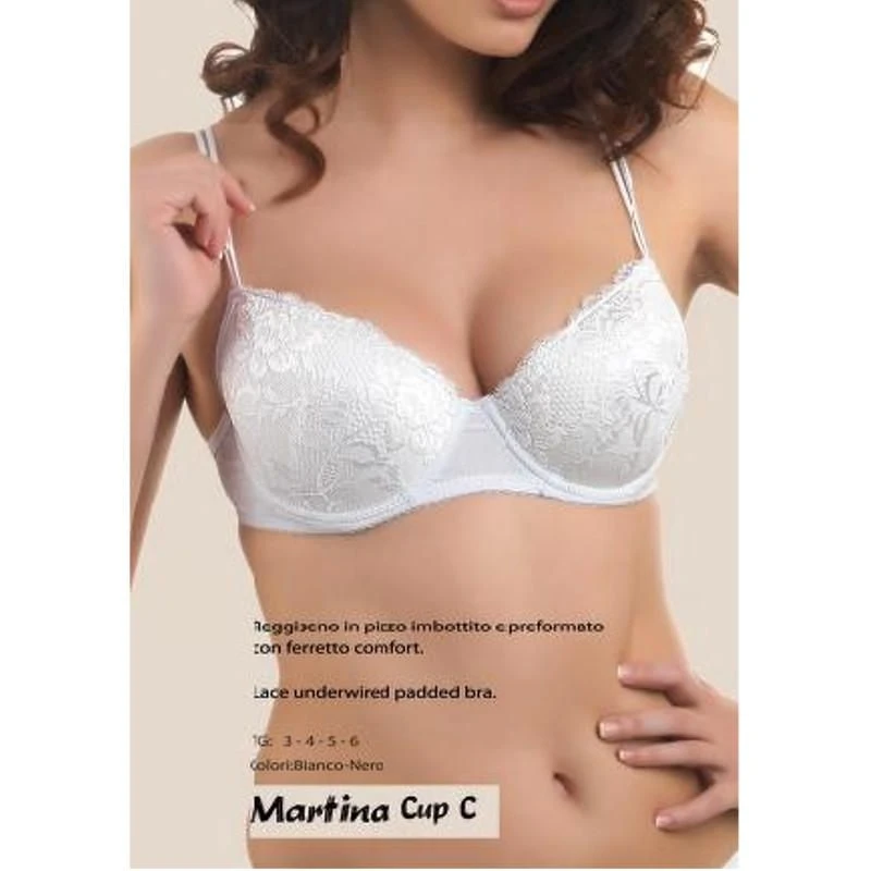 Reggiseno Balconcino Imbottitura Leggera Coppa C Aris Martina 2 Reggiseno Balconcino Imbottitura Leggera Coppa C Aris Martina - immagine 2