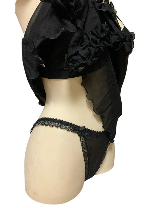 Completo Donna Tulle Sexy Babydoll Foemina Rosita Outlet 2 Completo Donna Tulle Sexy Babydoll Foemina Rosita Outlet - immagine 2